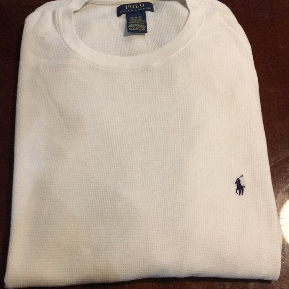 White long sleeve Polo